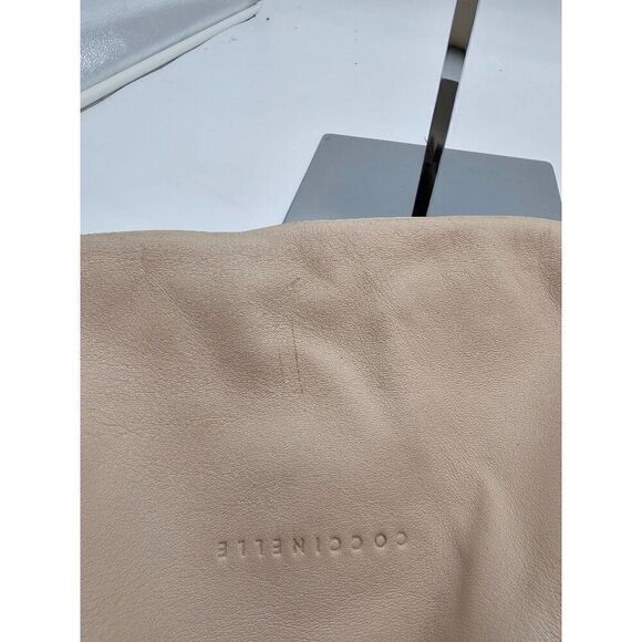 Coccinelle Cream Leather Handbag shoulder bag purse - Picture 12 of 12
